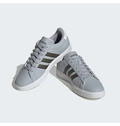 Кроссовки мужские Adidas Grand Court Cloudfoam Comfort Shoes Grey ID4468