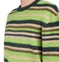 Свитер Metalwood Studio Striped Mohair Knit Green MWS24-15-101-DGRN