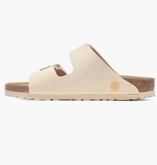 Тапочки жіночі Birkenstock Arizona Tex Canvas Veg Beige 1022679