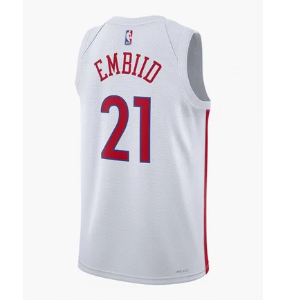 Майка мужская Nike Phila 76Ers City Edition Dri-Fit Nba Jersey White DO9606-101