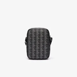 Сумка унісекс Lacoste Monogram Grey/Black NH4410LX.H45