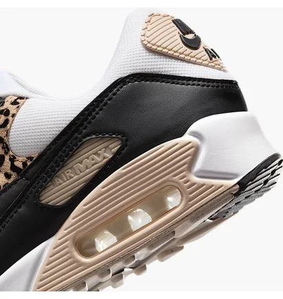 Кроссовки женские Nike Air Max 90 Leopard White/Brown IF1619-100