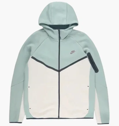 Толстовка мужская Nike Tech Fleece Fz Wr Olive/White HV0949-020