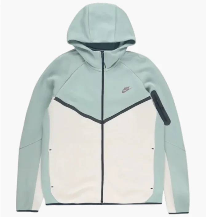 Толстовка мужская Nike Tech Fleece Fz Wr Olive/White HV0949-020