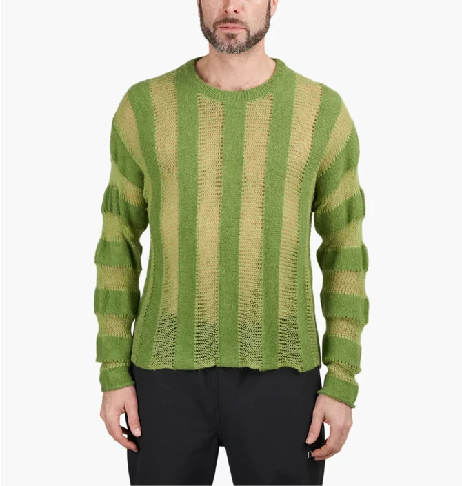 Светр Brain Dead Fuzzy Threadbare Green W23T01003318