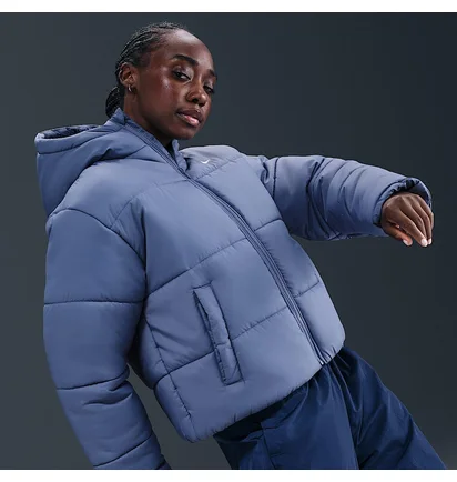 Пуховик женский Nike Therma-Fit Light Blue FZ5899-499