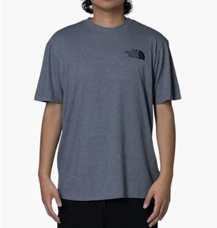 Футболка мужская The North Face Short-Sleeve Box Nse Heathered Tee Blue NF0A812HI4G1
