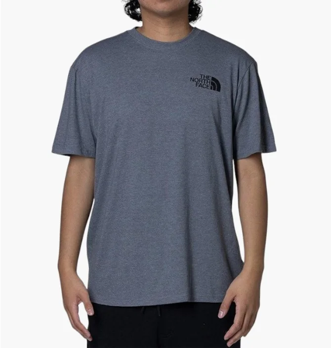 Футболка мужская The North Face Short-Sleeve Box Nse Heathered Tee Blue NF0A812HI4G1