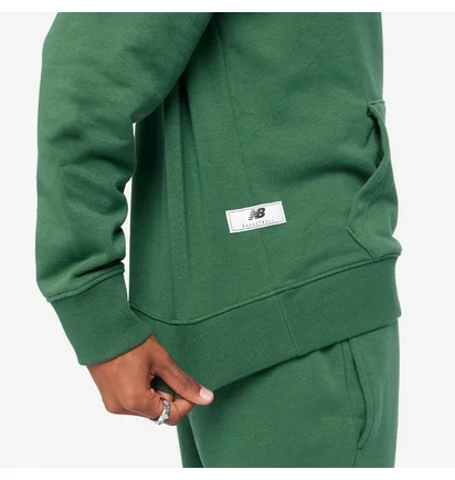 Худи мужское New Balance Hoops Fundamentals Hoodie Green MT23581TFN
