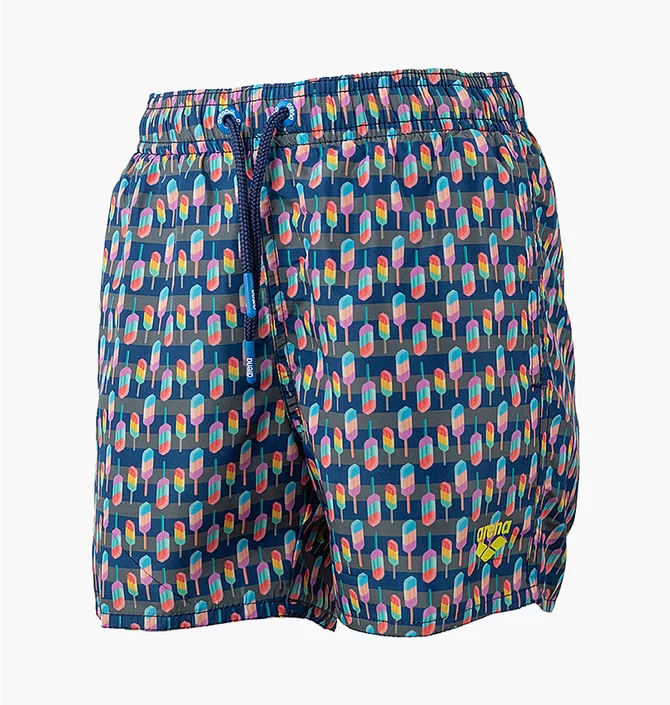 Шорты детские Arena Beach Boxer Allover Multi 005252-550