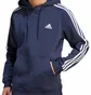 Худи мужское Adidas Hooded Sweatshirt Sportswear Essentials Fleece 3-Stripes Blue IJ6473