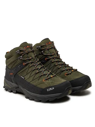 Черевики чоловічі CMP Rigel Mid Trekking Shoes Wp Olive/Black 3Q12947-55ES