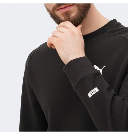 Спортивный костюм мужской Puma Rad/Cal Crew Dk Black 678915-01__678917-01