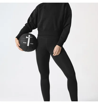 Світшот жіночий Nike Womens Cropped Fleece Training Crew Black DA0447-010