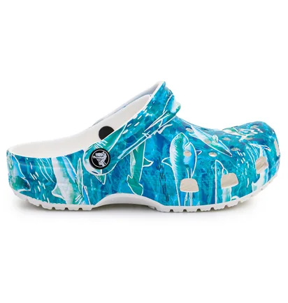 Тапочки детские Crocs Classic Party Light Blue 207826-941