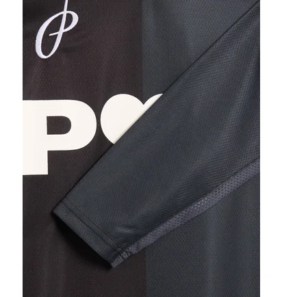 Лонгслів чоловічий Pop Trading Company Striped Sportif Black POPAW24-02-024