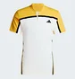 Футболка чоловіча Adidas Tennis Heat.Rdy Pro Freelift Henley Polo Shirt White/Yellow IS8969