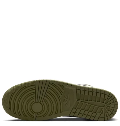 Кроссовки мужские Air Jordan 1 Low White/Olive 553558-092
