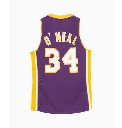Майка чоловіча Mitchell & Ness Nba Swingman Los Angeles Lakers 99-00 Shaquille ONeal Jersey Violet SMJYGS18447-LALPURP99SON
