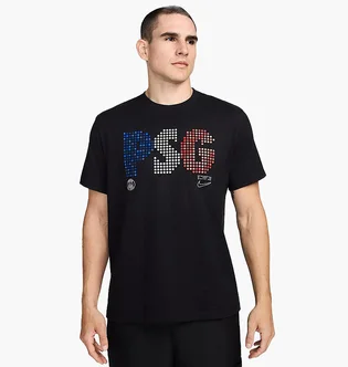 Футболка мужская Nike Paris Saint-Germain MenS Nike Soccer T-Shirt Black FV8637-010