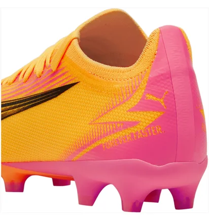 Бутсы унисекс Puma Ultra Match Fg/Ag Yellow/Pink 107754-03