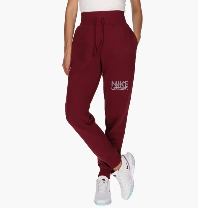 Штаны женские Nike Swsh Flc Jggr Bordo Dr5615-638