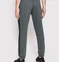 Штаны мужские Adidas Essentials Fleece Tapered Cuff 3-Stripes Pants Grey GK8826
