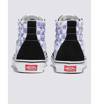 Кеди унісекс Vans Sk8-Hi Floral Check Black/Violet VN0007NSO95