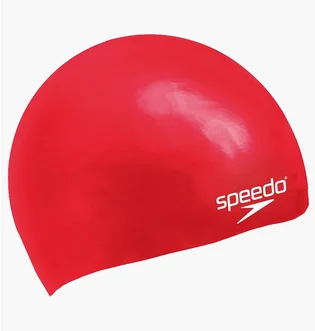 Шапочка для плавания Speedo Moulded Silicone Cap Ju Red 8-709900004