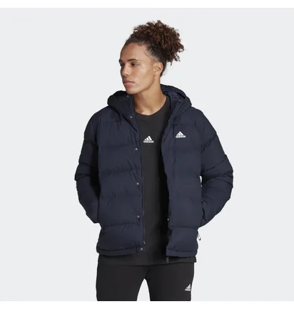 Куртка чоловіча Adidas Helionic Hooded Down Jacket Blue Hg8750