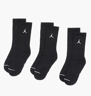Шкарпетки унісекс Nike J Cush Poly Crew Black (3 пари) DX9632-010