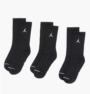 Носки унисекс Nike J Cush Poly Crew Black (3 пары) DX9632-010