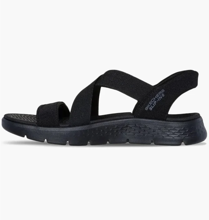 Сандалі жіночі Skechers Slip-Ins Go Walk Flex Black 141489-BBK