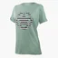 Футболка жіноча Jeep T-Shirt Oversize Star Striped Print Turn Turquoise O102613-E854