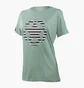 Футболка жіноча Jeep T-Shirt Oversize Star Striped Print Turn Turquoise O102613-E854