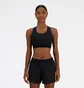 Топ женский New Balance Sleek Medium Support Pocket Sports Bra Black WB41046BK