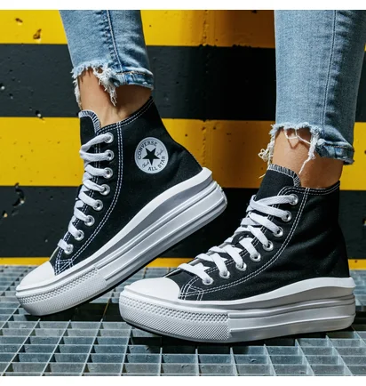 Кеди жіночі Converse Chuck Taylor All Star Move Black 568497C