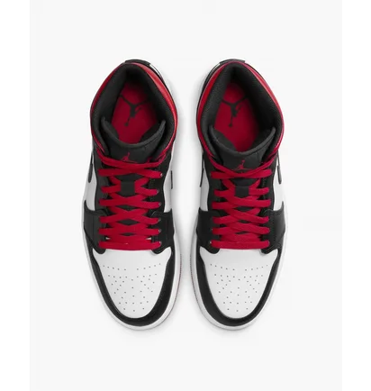 Кросівки чоловічі Air Jordan Air 1 Mid Shoes Black/White DQ8426-106