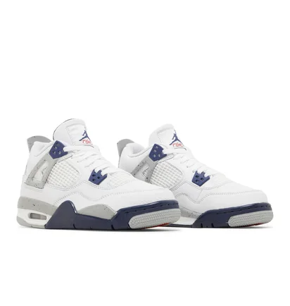 Кросівки дитячі Air Jordan 4 Retro Gs White 408452-140