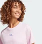 Футболка женская Adidas WomenS Lounge Mini Graphic Pink JN8262