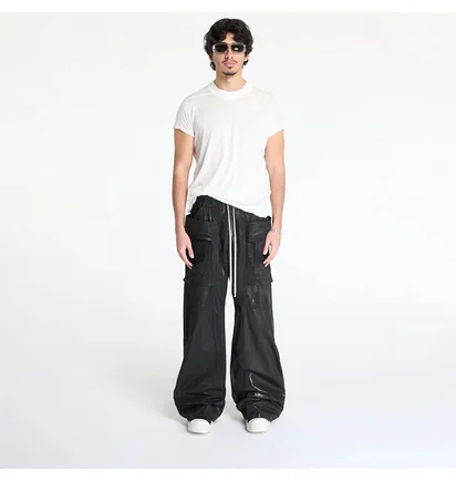 Штаны мужские Rick Owens Drkshdw Black DU01E3394-PF-09