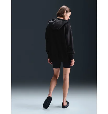Толстовка женская Nike W Nsw Phnx Plsh Fz Hdy Black FZ1267-010