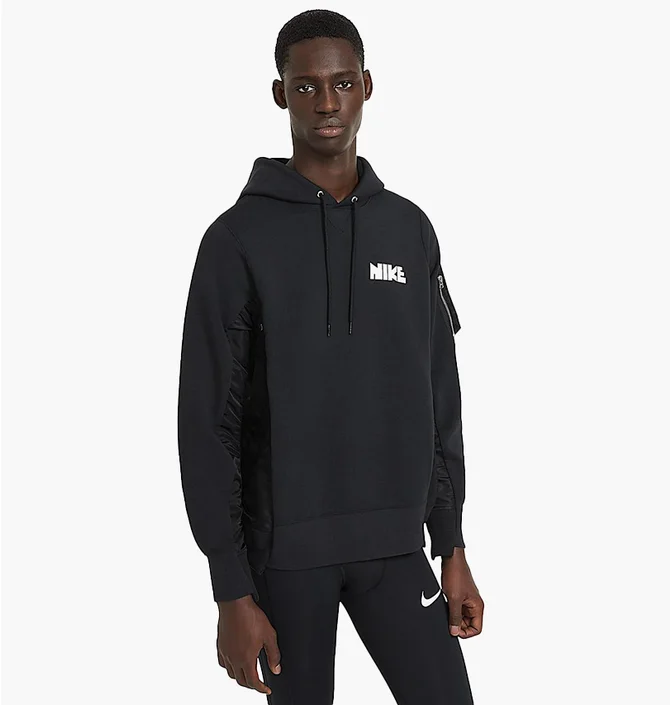 Худи мужское Nike Sacai Hoodie Black CW2419-010