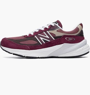 Кроссовки унисекс New Balance made in USA 990V6 Bordo U990BT6