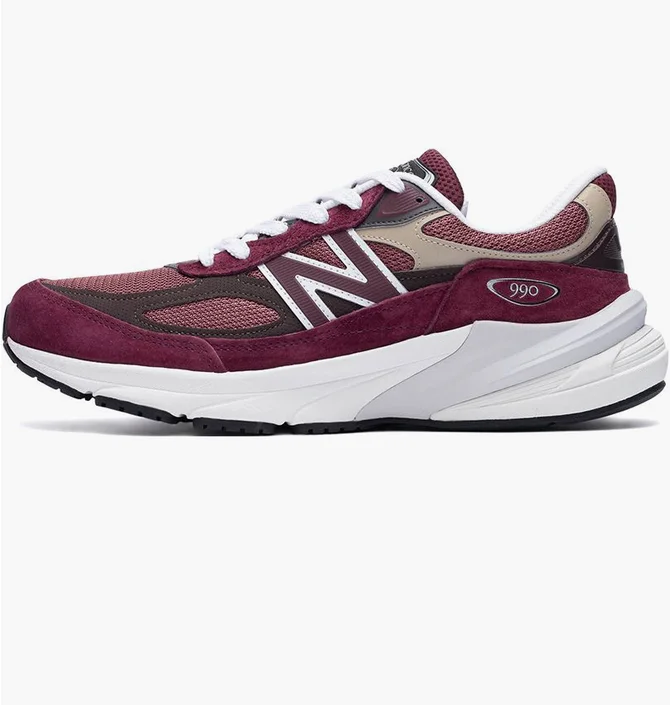 Кроссовки унисекс New Balance made in USA 990V6 Bordo U990BT6