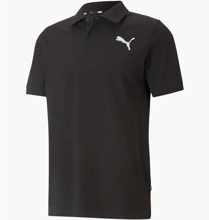 Поло мужское Puma Essentials Pique Polo Black 586674-51