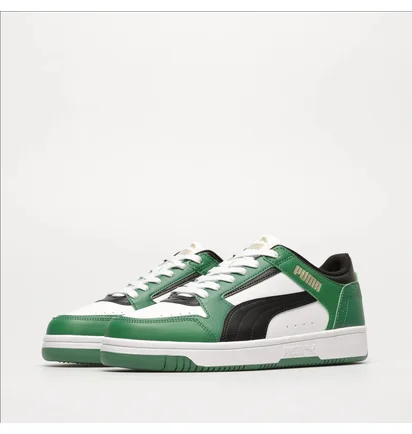 Кеди чоловічі Puma Rebound Joy Low White/Green 380747-26