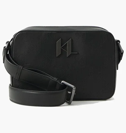 Сумка чоловіча KARL LAGERFELD Plak Perforated Crossbody Crossbody Bag Black A1M30010999