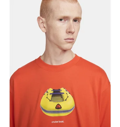 Футболка мужская Nike Acg Cruise Boat Dri-Fit T-Shirt Orange FQ3725-809