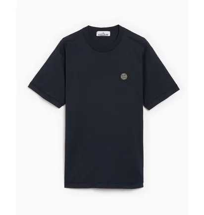 Футболка мужская Stone Island Logo T-Shirt Blue 801524113-A0020
